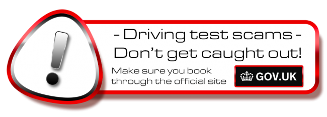 Don't get scammed! book your theory or driving test in Telford on the .gov site